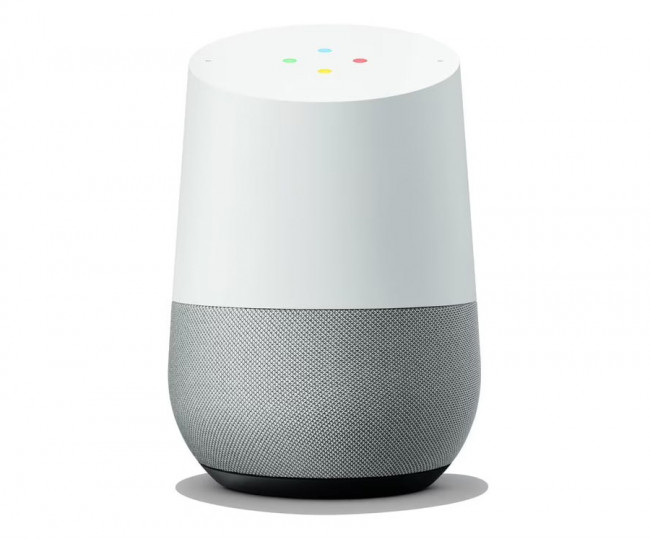 Розумна колонка Google Home Smart Bluetooth Speaker with Voice Assistant White Slate